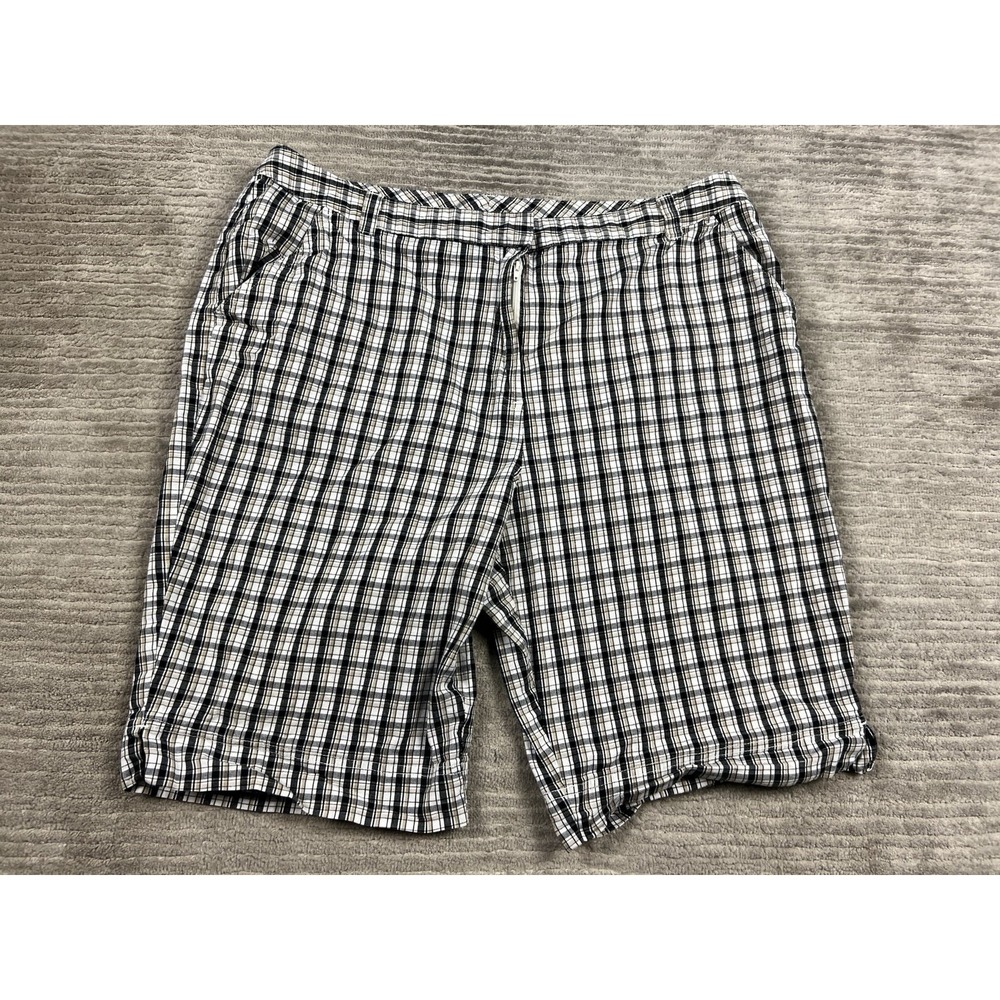 Kim Rogers Shorts Womens 18 Multicolor Plaid Bermuda Cotton Blend Outdoor